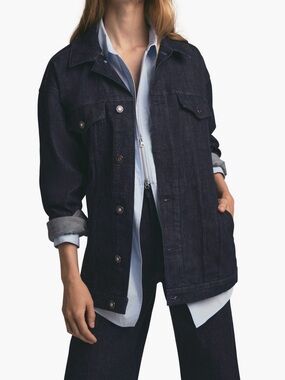 Favorite Daughter Dark Indigo Jean Jacket
